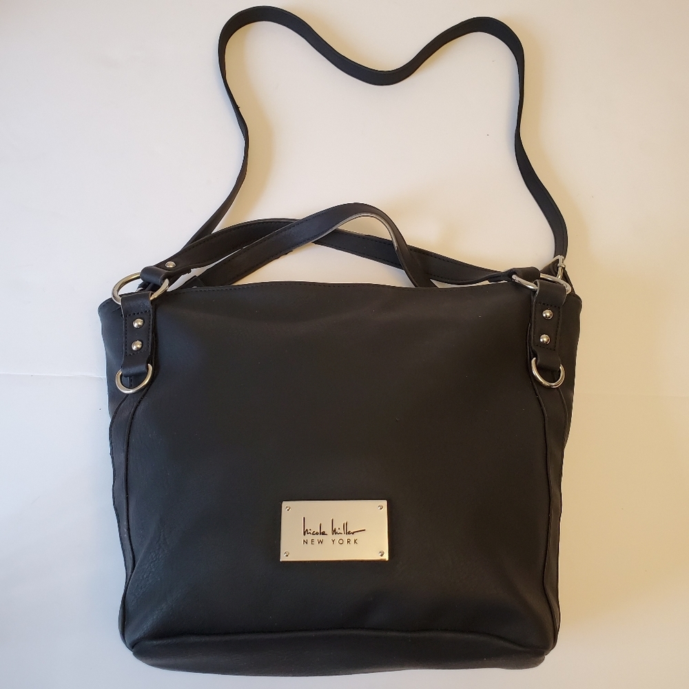 Nicole Miller black hand/ shoulder bag